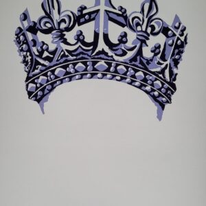 Crown in purple