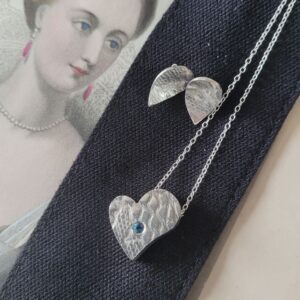 Queen Heart Pendant – Topaz