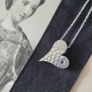 Queen Heart Pendant – Amethyst