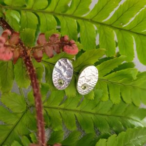 Oval Lace Earrings