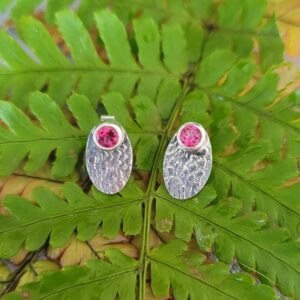 Oval Lace Earrings
