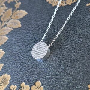 Simply Silver Oval Pendant