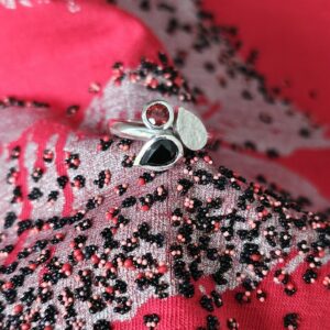 Spinel and Garnet Cluster Ring